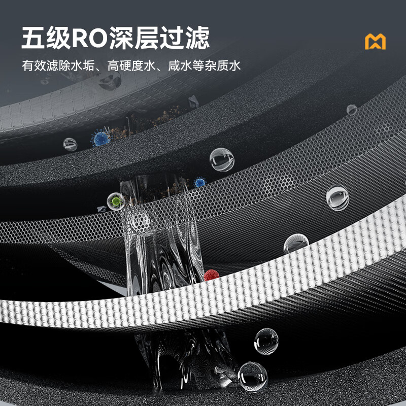 麥大廚 3KW金麥款一開一凈五級RO反滲透直飲機(jī)