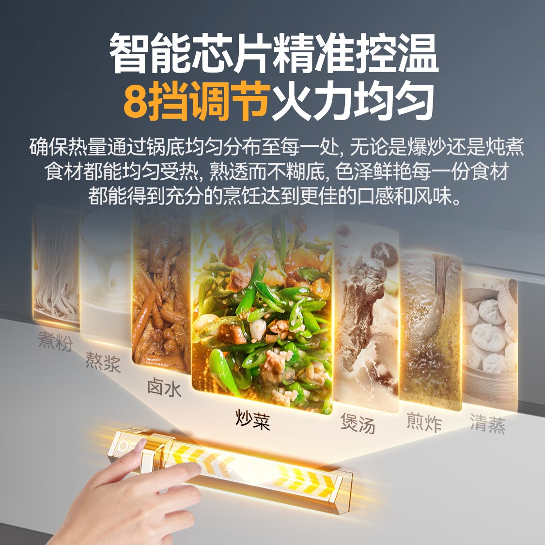 麥大廚金麥款201材質電磁大炒爐單頭大鍋灶800