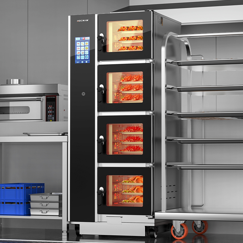 麥大廚ZKA19系列4柜組合觸屏式商用萬能蒸烤箱24.8kW